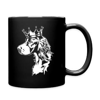 Setter irlandais rouge et blanc Crown Dogs Wilsigns - Mug uni - noir - Droite