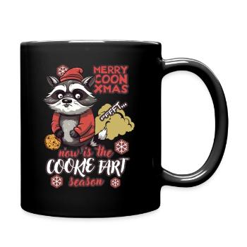 Keksfurz Saison Weihnachten - Tasse einfarbig - Schwarz - Rechts