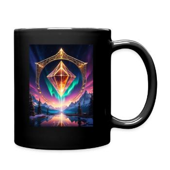 Fire Crystal - Full Colour Mug - black - Right