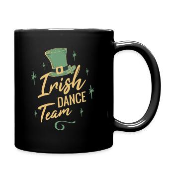 Irish Dance Team - Tasse einfarbig - Schwarz - Rechts