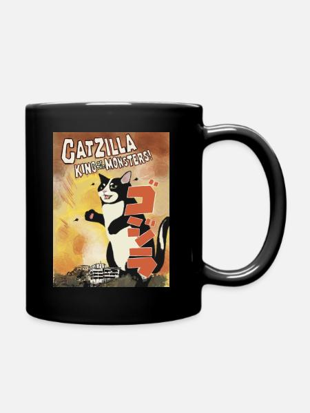 Catzilla - Mug uni - noir