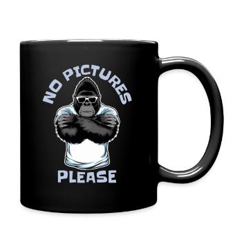 Pas de photos s’il vous plaît - Mug uni - noir - Droite