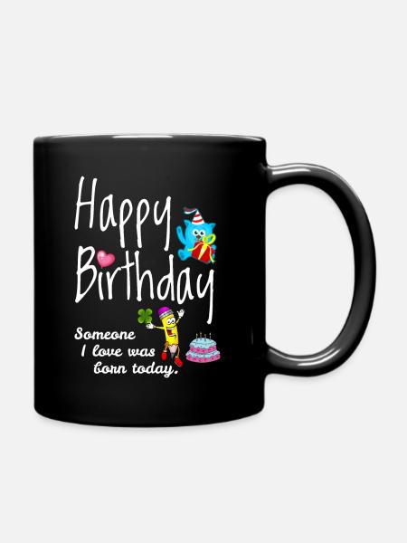 Alles Gute zum Geburtstag für besonderen Mensch - Tasse einfarbig - Schwarz