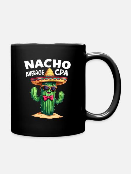 Nicht nur ein gewöhnlicher Steuerberater, Kaktus - Tasse einfarbig - Schwarz