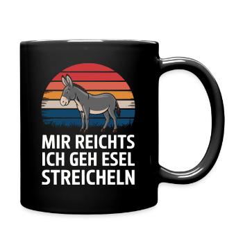 Donkey Donkey Mule Muli - Full Colour Mug - black - Right