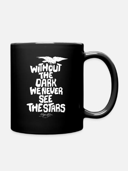 Edgar Allan Poe Zitat, Literatur Visuell - Tasse einfarbig - Schwarz