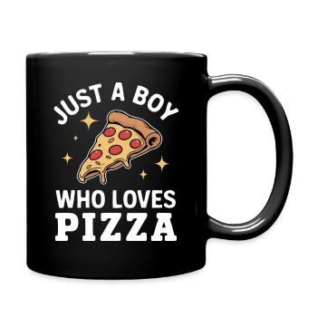 Pizza Italie Restauration rapide - Mug uni - noir - Droite