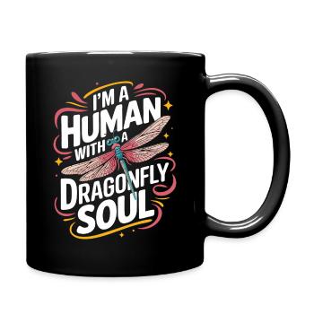Libellule Libellules Insectes Nature - Mug uni - noir - Droite