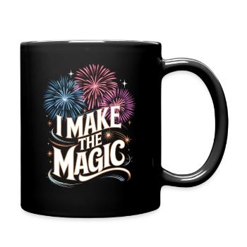 Pyrotechniker Feuerwerk Pyrotechnik - Tasse einfarbig - Schwarz - Rechts