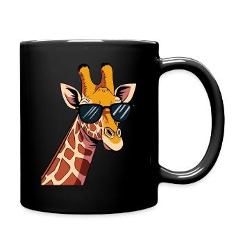 Giraffe Animal Africa Giraffes - Full Colour Mug - black - Right