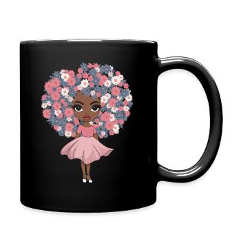 Afro-Américains Afrique - Mug uni - noir - Droite