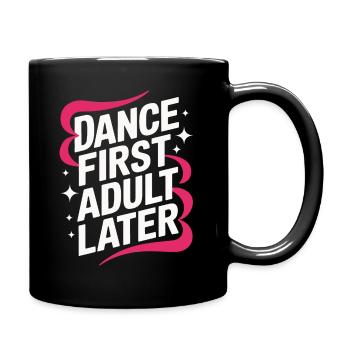 Tanzen Tänzer Tanzen - Tasse einfarbig - Schwarz - Rechts