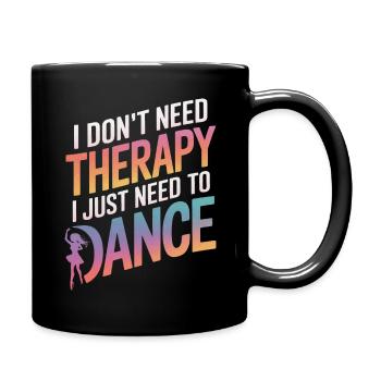 Tanzen Tänzer Tanzen - Tasse einfarbig - Schwarz - Rechts
