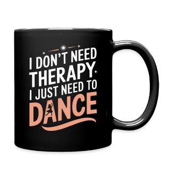 Tanzen Tänzer Tanzen - Tasse einfarbig - Schwarz - Rechts