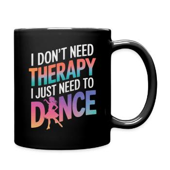 Tanzen Tänzer Tanzen - Tasse einfarbig - Schwarz - Rechts