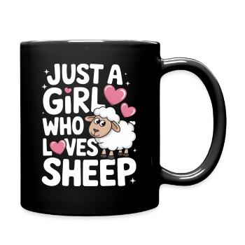 Sheep Sheep Farmer Lamb Farmer - Full Colour Mug - black - Right