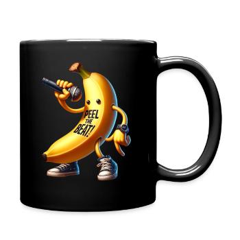 Peel the Beat Banana Music - Mug uni - noir - Droite