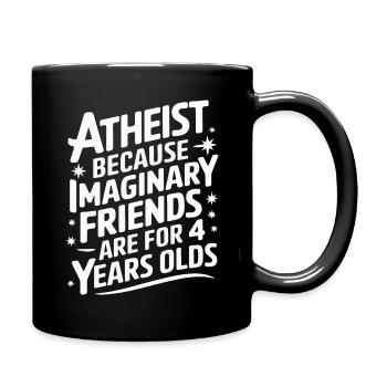 Atheismus Atheist Anti-Religion Agnostiker - Tasse einfarbig - Schwarz - Rechts