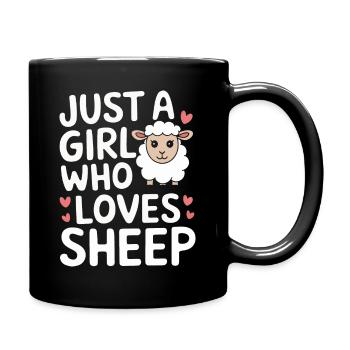 Sheep Sheep Farmer Lamb Farmer - Full Colour Mug - black - Right