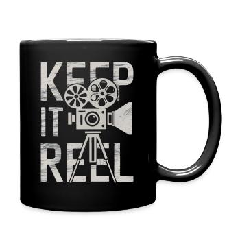Filmemacher Filmregisseur Kameramann Film - Tasse einfarbig - Schwarz - Rechts