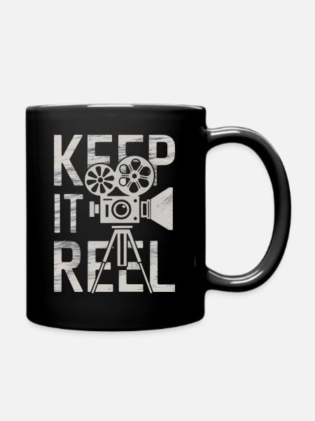 Filmmaker Film Director Cinematographer Film - Full Colour Mug - black