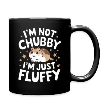 Hamster - Tasse einfarbig - Schwarz - Rechts
