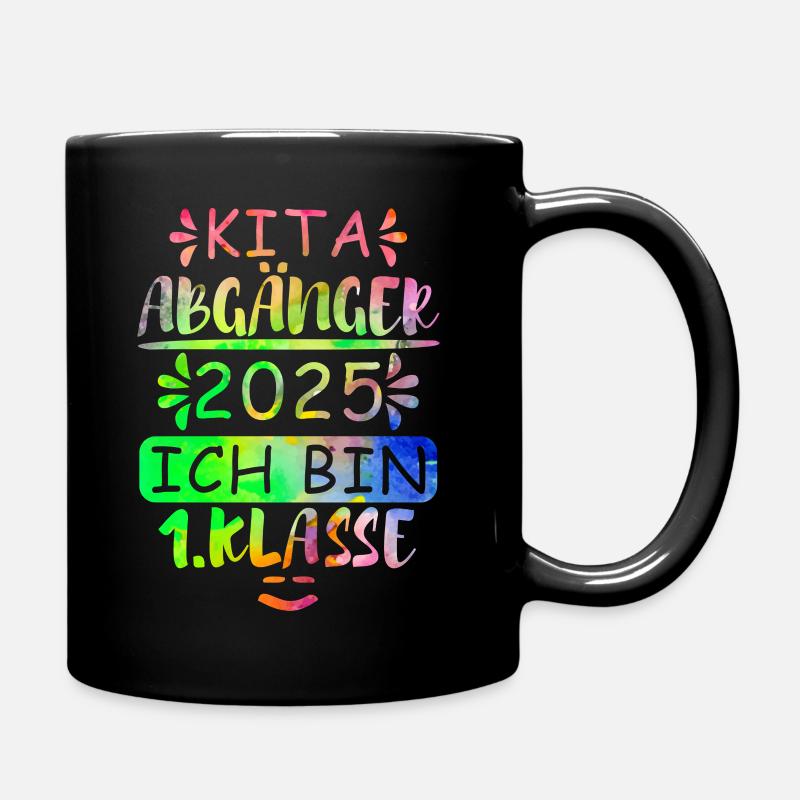 Kita Abgänger 2025 - Tasse einfarbig - Schwarz