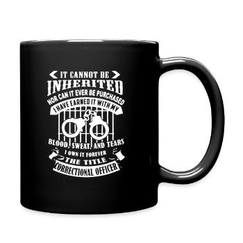 Forever The Title Correctional Officer - Full Colour Mug - black - Right