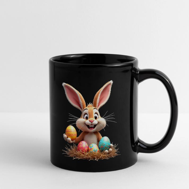 Easter Bunny, Easter Egg, Easter Funny, Cute Full Colour Mug