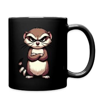 Ferrets Ferret keepers Ferret owners - Full Colour Mug - black - Right