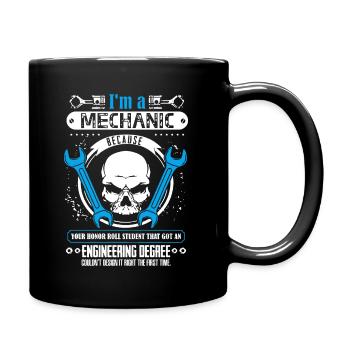 I am A Mechanic - Full Colour Mug - black - Right
