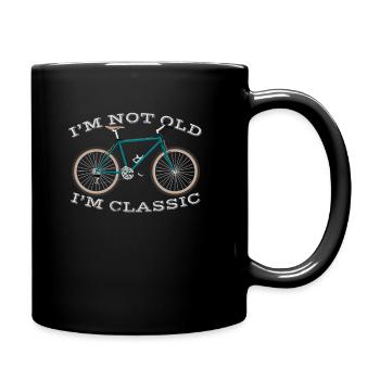 Cadeau Drôle Passionné de VTT Anciens - Mug uni - noir - Droite