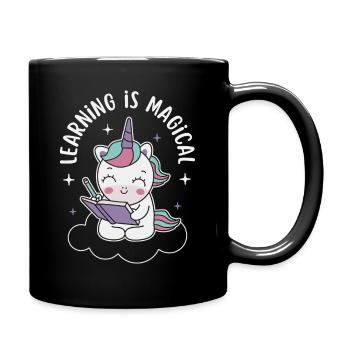 Learning is Magical - Full Colour Mug - black - Right