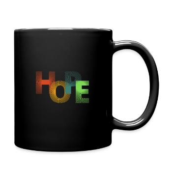 HOPE - Tasse einfarbig - Schwarz - Rechts
