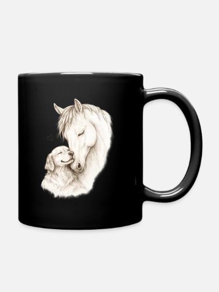 Gentle Souls - Tasse einfarbig - Schwarz