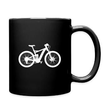 Bicycle Bike Cycling - Full Colour Mug - black - Right