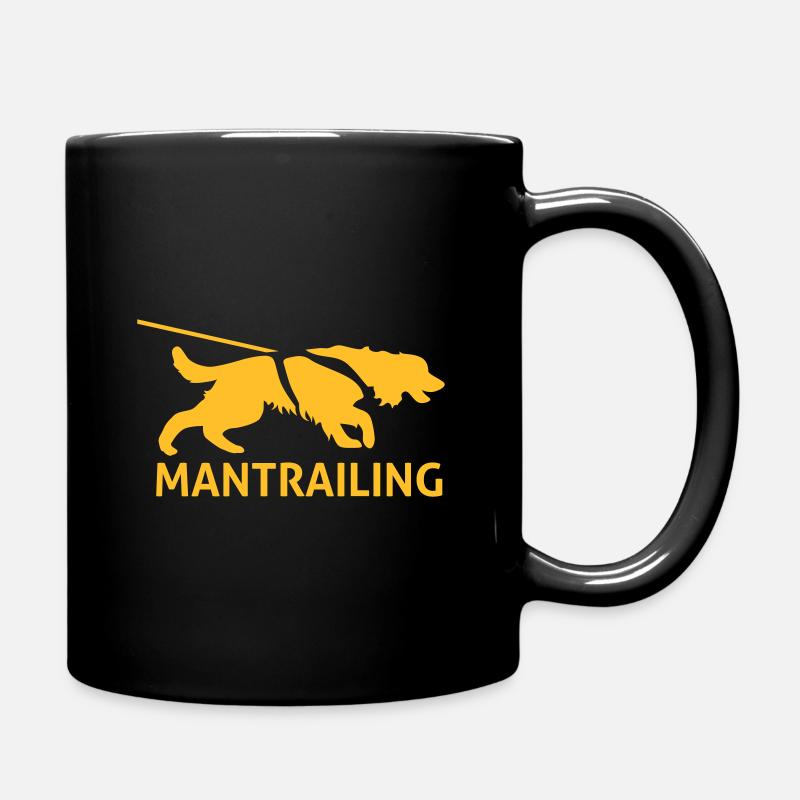 Mantrailing - Full Colour Mug - black
