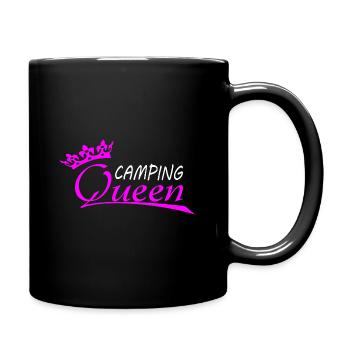 Camping - Tasse einfarbig - Schwarz - Rechts