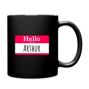 ARTHUR - Mug uni - noir - Droite