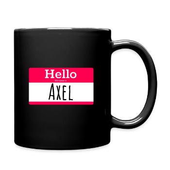 AXEL - Mug uni - noir - Droite