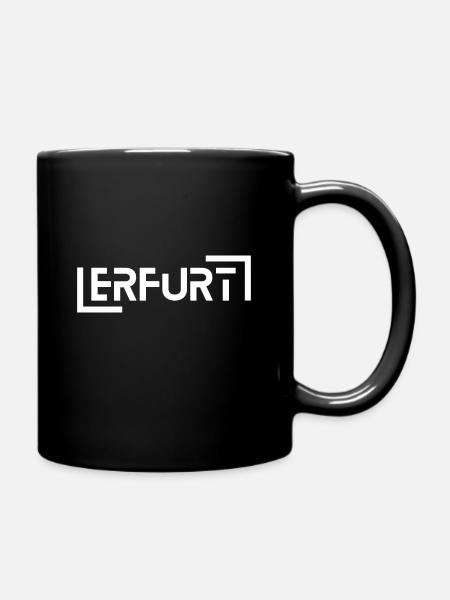 Erfurt - Tasse einfarbig - Schwarz