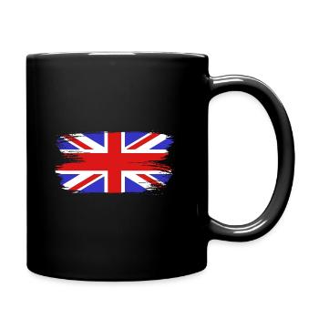 Flag England GB United Kingdom - Full Colour Mug - black - Right