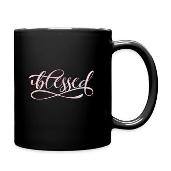 Blessed Christian Religious Jesus - Mug uni - noir - Droite