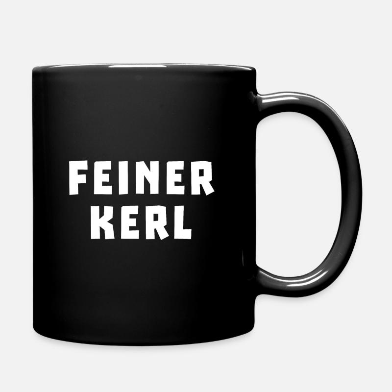 Feiner Kerl - Guter Mann -Guter Junge - Tasse einfarbig - Schwarz