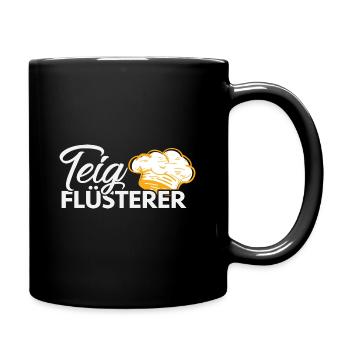 Bäcker Backen Konditor - Tasse einfarbig - Schwarz - Rechts