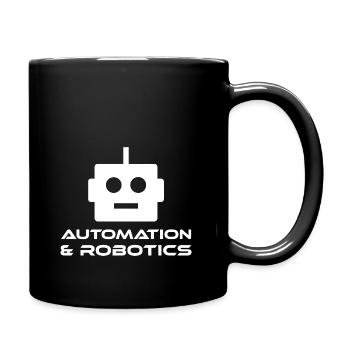 Automation & Robotics - Tasse einfarbig - Schwarz - Rechts
