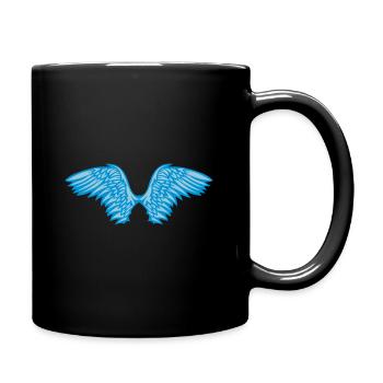 aile ange 201 aille - Mug uni - noir - Droite