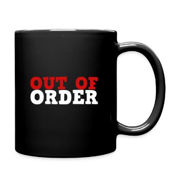 En panne - dicton drôle - Mug uni - noir - Droite