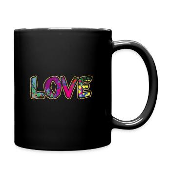 LOVE, LOVE - Full Colour Mug - black - Right