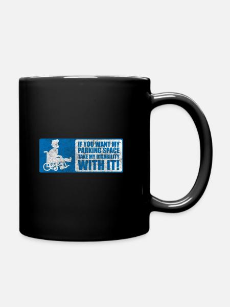 Disability Handicap - Full Colour Mug - black